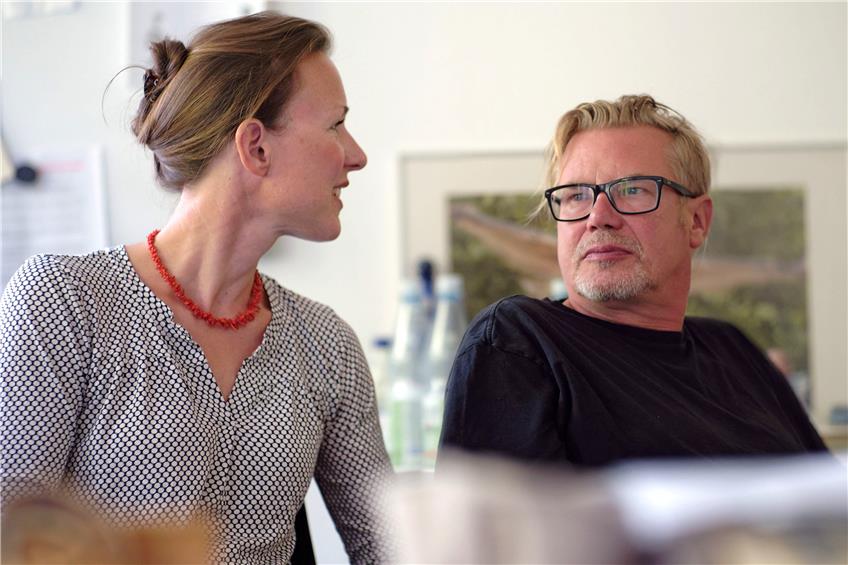 Bebenhäuser Restauratoren Anja Brodbeck-Holzinger und Martin Holzinger