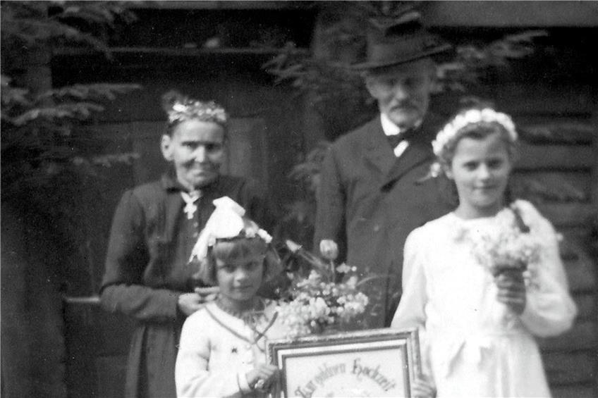 Die Goldene Hochzeit von Franz Xaver und Veronika Hipp.