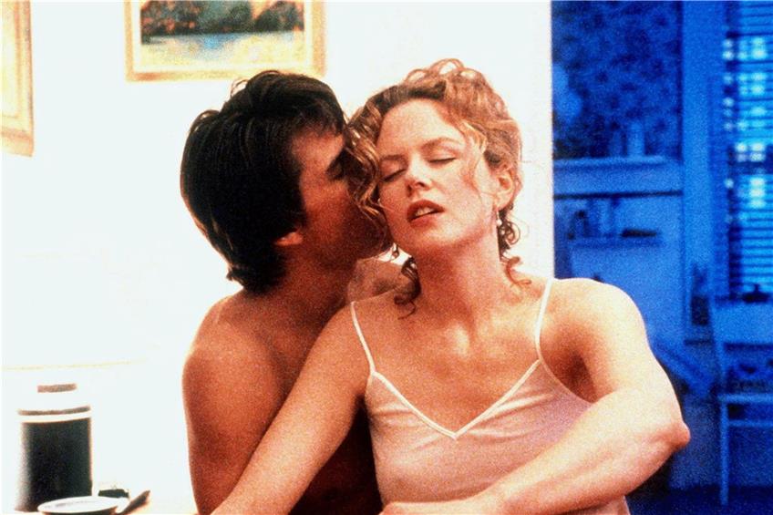 Nicole Kidman mit Ehemann Tom Cruise in „Eyes Wide Shut“. Foto: dpa