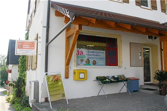 „Unser Laden“ in Sigmarswangen schließt am 30. März, soll aber im Frühjahr als „Tante-M“ wieder öffnen. Archivbild: Cristina Priotto