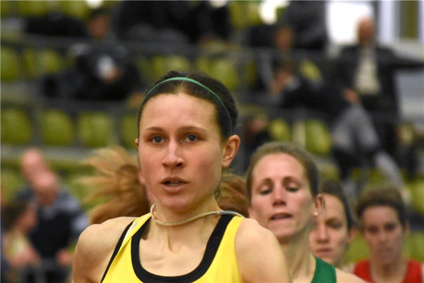 800-Meter-Läuferin Elena Burkard lief allen davon. Bild: Drechsel