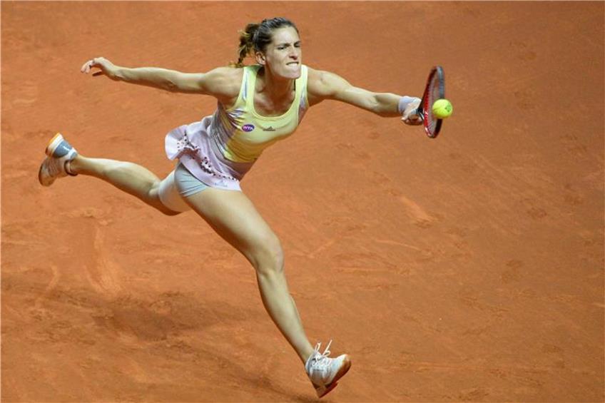 Andrea Petkovic am WTA-Turnier. Foto: Marijan Murat dpa