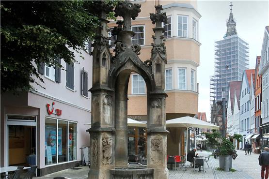 Auch der Lindenbrunnen in der Reutlinger Wilhelmstraße war schon ein nachhaltiges Ziel. Archivbild: Horst Haas