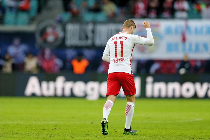 Auch der in Stuttgart geborene und langjährige VfB-Torjäger Timo Werner ist ein wichtiger Teil der Leipziger Mannschaft. Foto: dpa