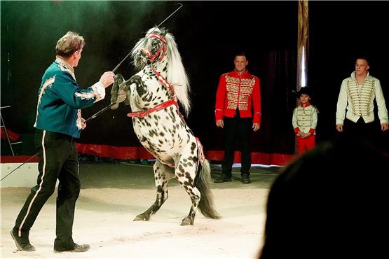 Bei der ersten Vorstellung in Horb waren noch Pferde zu sehen. Die wurden dann aus dem Programm genommen. Bild: Karl-Heinz Kuball