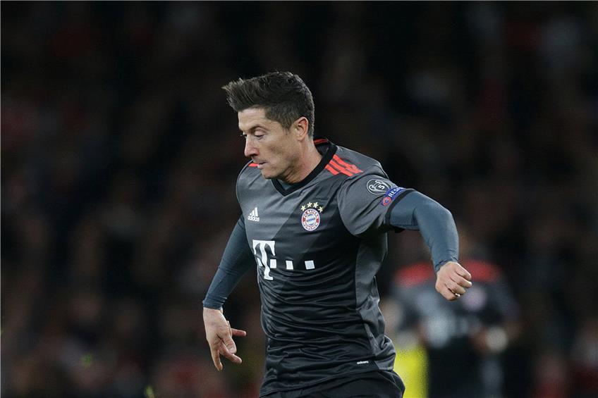 Beim Showdown gegen Real Madrid zählt der FC Bayern München auf seinen Torjäger Robert Lewandowski. Foto: action press