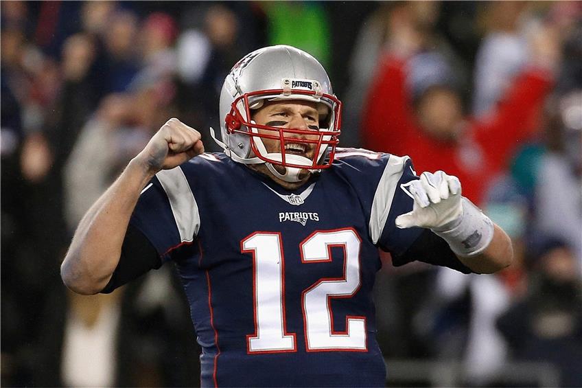 Bereit für das große Finale: Superstar Tom Brady. Foto: afp