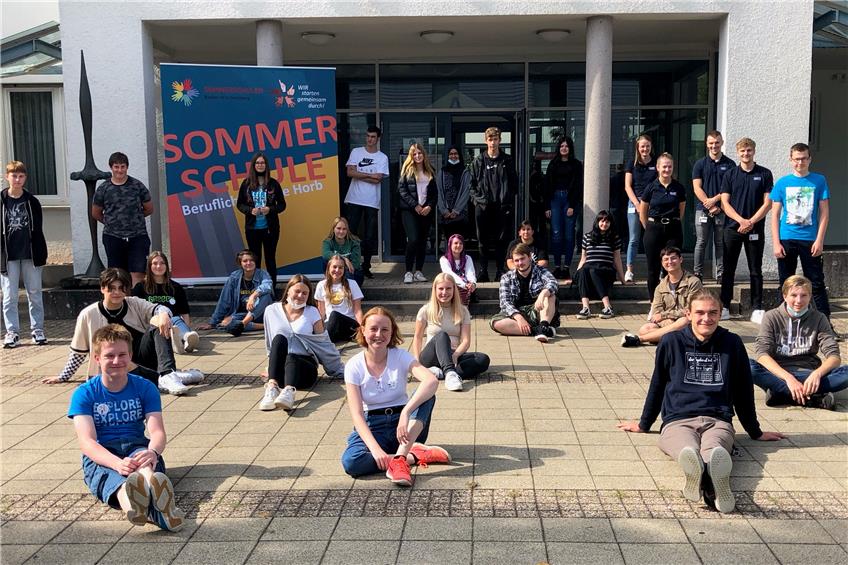 Sommerschule Horb, zweiter Tag: Bosch Rexroth-Profis geben Tipps