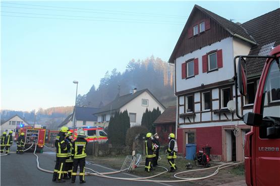 Wohnhaus in der Reinau bei Hopfau ist nach Brand unbewohnbar