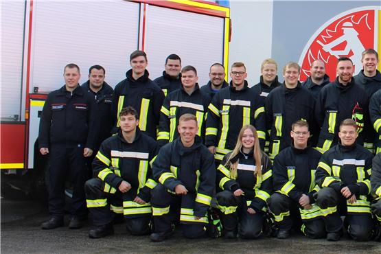 Grundausbildung bei der Feuerwehr Sulz erfolgreich absolviert