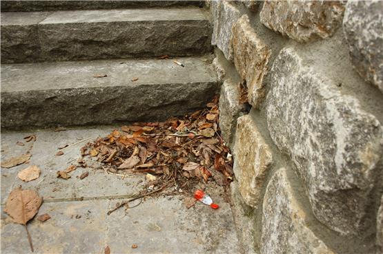 Bonbonpapier und Zigarettenstummel: Spurensicherung ist ein wichtiger Teil der Polizeiarbeit – aber eben nur ein Teil. Bilder: Manuel Fuchs