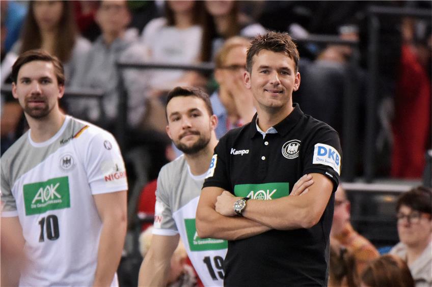 Christian Prokop hat Grund zur Freude: Der 39-Jährige bleibt überraschend Handball-Bundestrainer. Foto: Christian Modla/Eibner