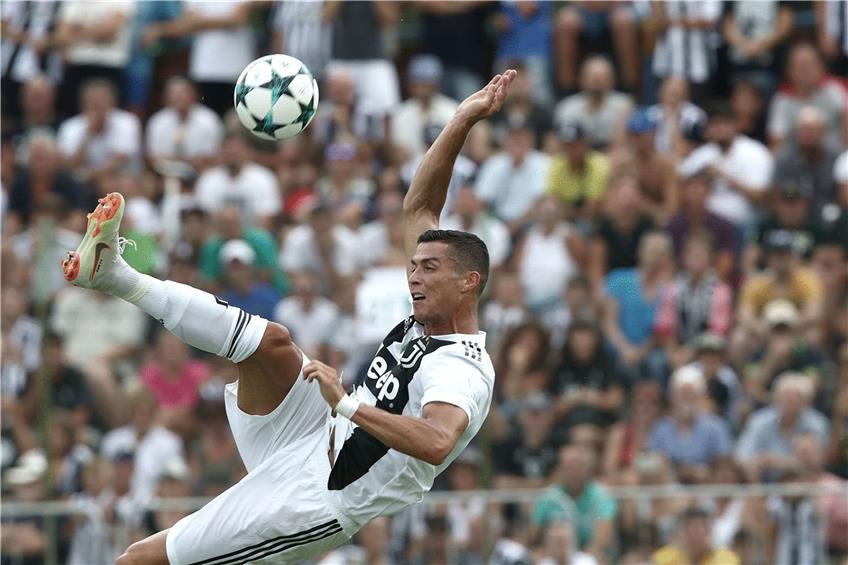 Cristiano Ronaldo im Juve-Trikot. Foto: Isabella Bonotto/afp