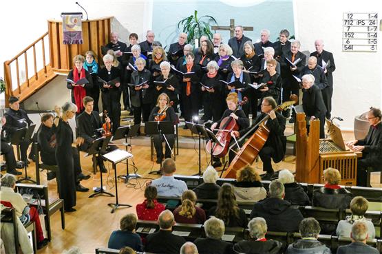 Das Konzert zum 2. Advent lockte viele Besucher in die evangelische Martinskirche. Bild: Jochen Stöhr