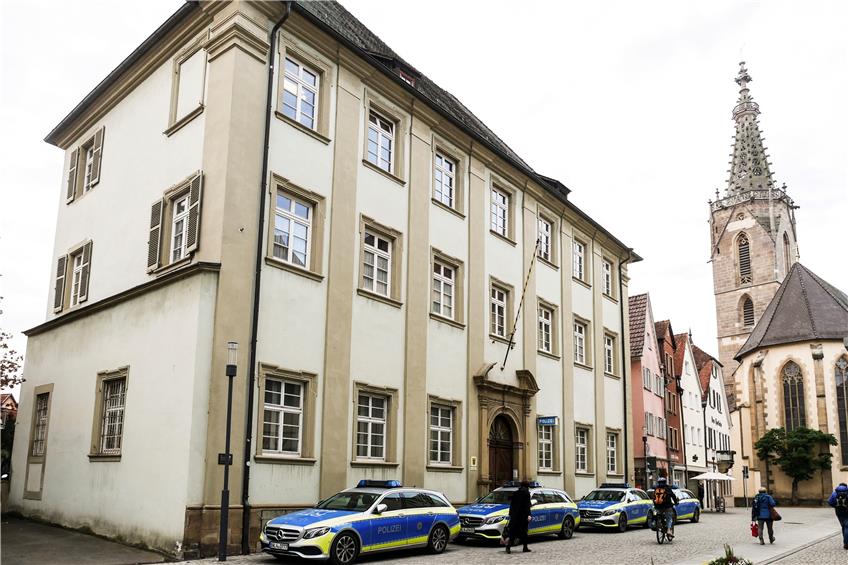 Das Polizeirevier in Rottenburg. Bild: Angelika Bachmann