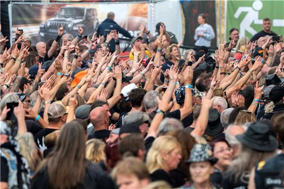 Das Rock-of-Ages-Festival brachte viel Publikum nach Seebronn. Archivbild: Klaus Franke