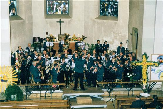 Das erste Kirchenkonzert überhaupt in der St. Georg-Kirche im Juni 1998. Privatbild