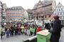 Demonstration für klimafreundliche Landwirtschaft in Tübingen. Bild: Anne Faden