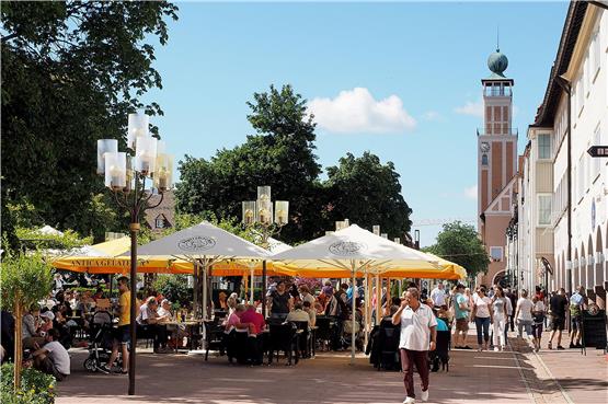Der Freudenstädter Marktplatz soll ein einheitliches Bild abgeben. Dafür sorgt eine Gestaltungsordnung. Archivbild: Karl-Heinz Kuball