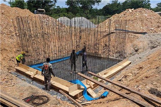 Der HFR Bioenergiepark in Ghana wird gebaut. Bild: HFR