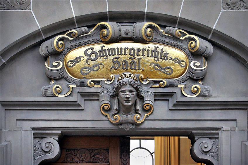 Der Schwurgerichtssaal im Landgericht Tübingen. Archivbild: Sommer