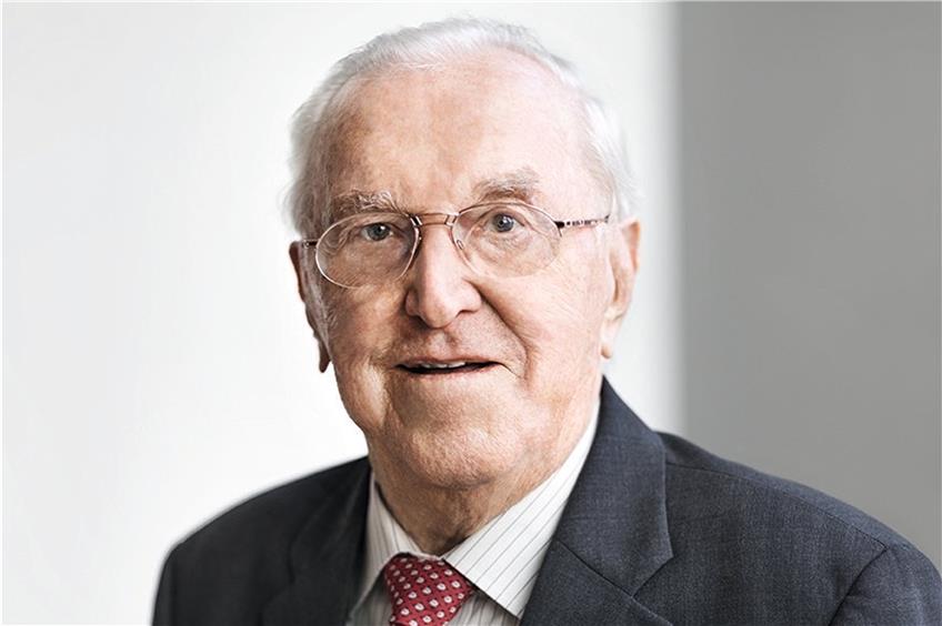 Der spiritus rector und Mitgründer des Weltmarktführer-Unternehmens Homag, hier mit 90 Jahren. Redner würdigten ihn aus diesem Anlass als „Branchen-Urgestein“.Archivbild