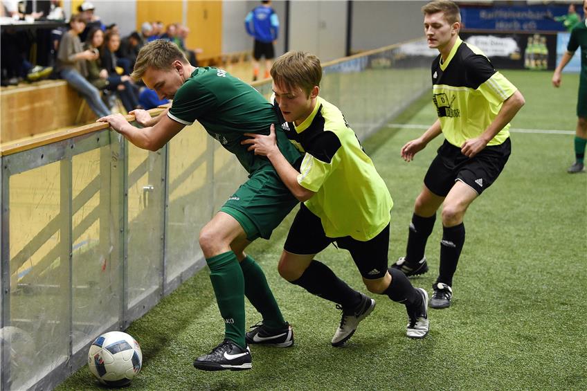 Die Bande darf bleiben: Der WFV sieht von der generellen Einführung von Futsal als Hallenturniere ab. Archivbild: Ulmer