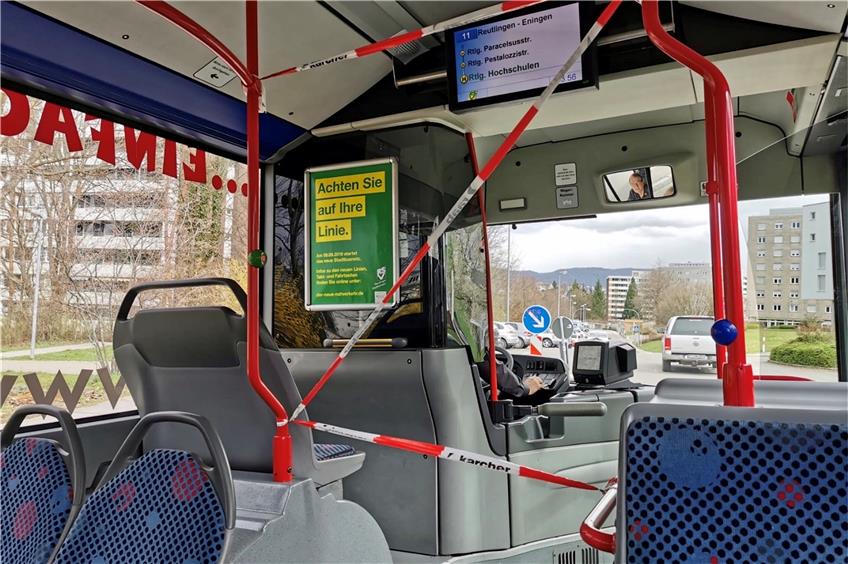 Die Busfahrer sollen auch in Reutlingen besonders vor einer Infektion geschützt werden. Bild: Thomas de Marco