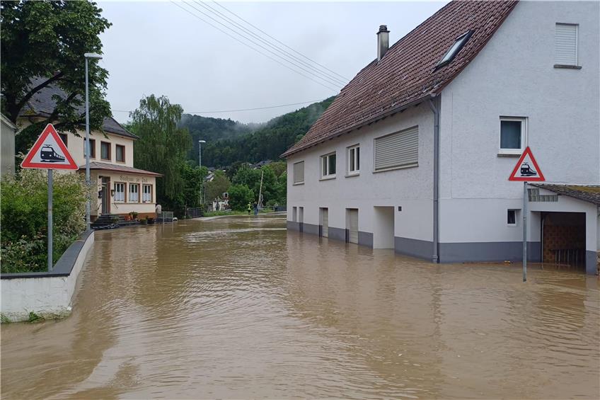 Die Lage in Mühringen kurz vor 9.30 Uhr. Bild: Manuel Fuchs