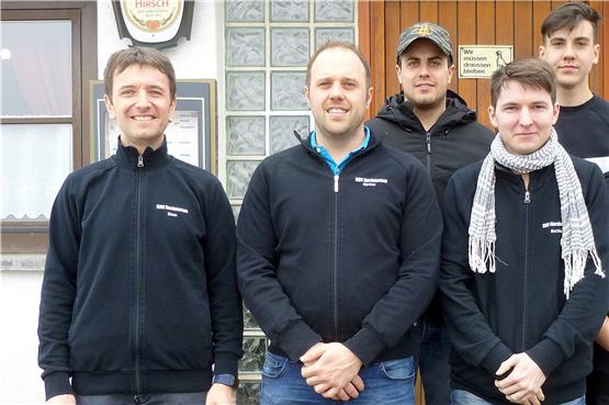 Die Siegermannschaft des SSV Nordstetten III (von links): Elmar Kienzle, Markus Blank, Oliver Bösel, Matthias Pfeffer, Ian Mittenmayer und Maurice Lehmann. Privatbild