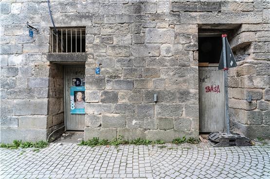 Die geschlossenen Toiletten in der Clinicumsgasse. Bild: Ulrich Metz
