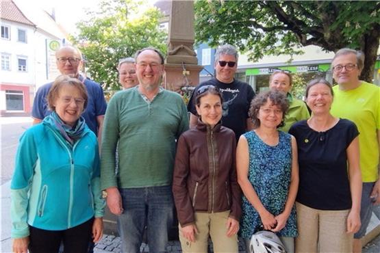 Die kommunalpolitische Radtour führte die GAL-Kandidaten für die Gemeinderatswahl von Sulz durchs Mühlbachtal und zurück. Privatbild