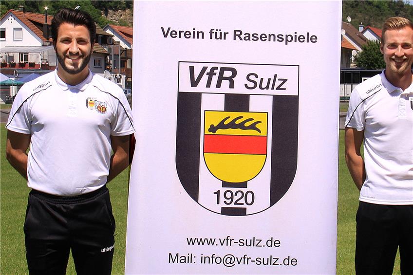 Die neuen Spielertrainer des VfR Sulz: Riccardo Spataro (links) und Philipp Rumpel. Bild: Jürgen A. Klemenz