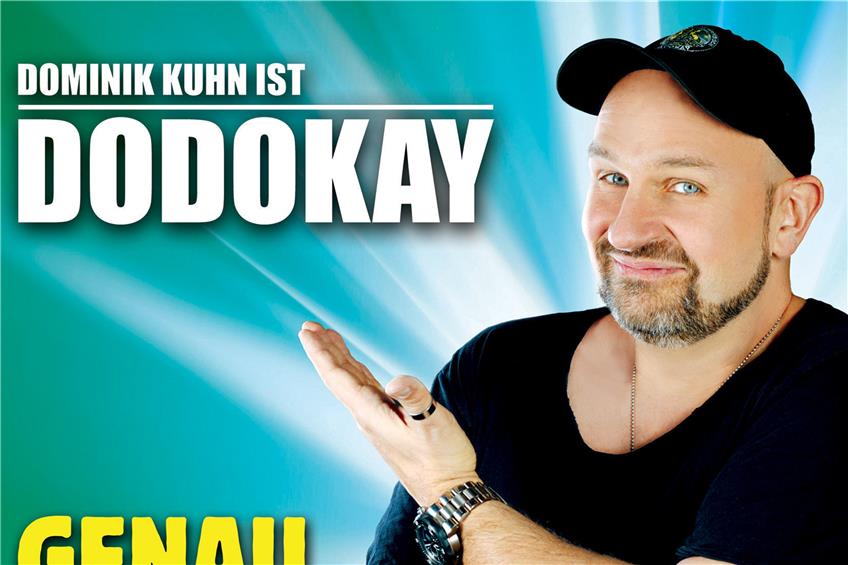 Dominik „Dodokay“ Kuhn kommt am 30. Oktober in die Tälesee-Halle nach Empfingen. Privatbild