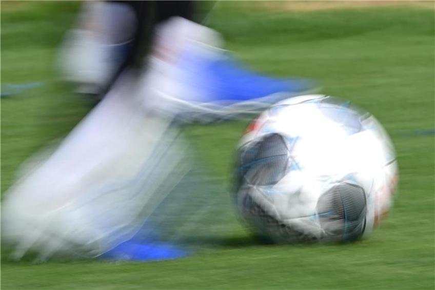 Ein Spieler dribbelt mit dem Ball. Foto: Patrick Seeger/dpa/Symbolbild