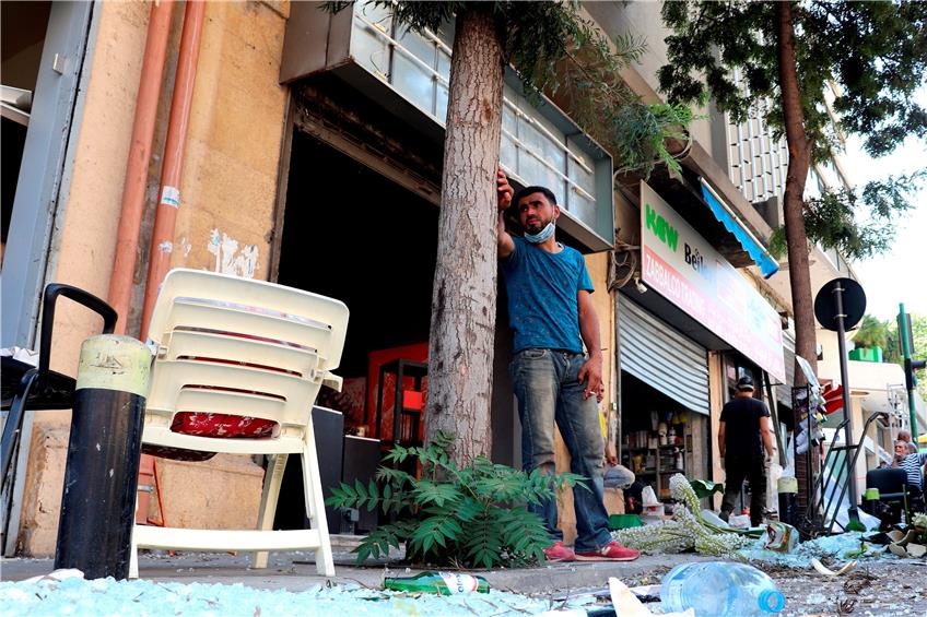 Eine Stadt liegt in Trümmern. Innerhalb von Sekunden verloren Hunderttausende ihre Wohnung in der libanesischen Hafenstadt. So auch Sina Müller, die seit einem Jahr in Beirut lebt. Bild: Sina Schweikle