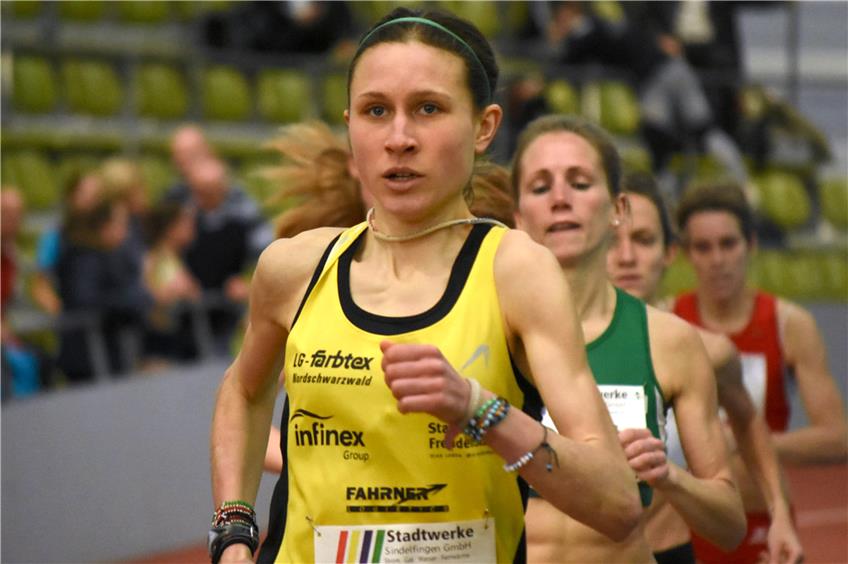Elena Burkard ist in Top-Form und startet bei der EM in Berlin mit Medaillen-Chancen. Dennoch weiß die 26-jährige Läuferin der LG FarbtexNordschwarzwald auch von ihren Schwächen. Bild: Drechsel