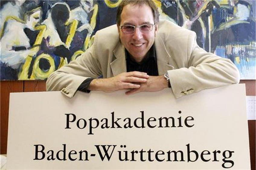 Er ist von Beginn an der künstlerische Leiter der Popakademie: Udo Dahmen. Foto: dpa
