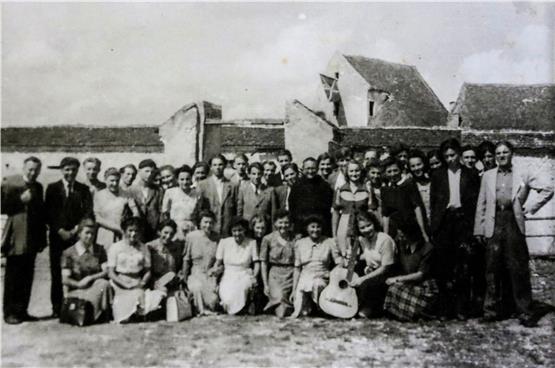 Erster Ausflug der neu gegründeten Kolpingfamilie Ergenzingen im Jahr 1949. Privatbild