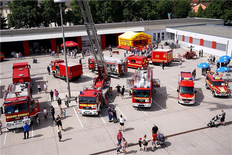 Feuerwehr Horb, Tag der offenen Tür am Sonntag, 22. Mai 2022. Bild: Karl-Heinz K...