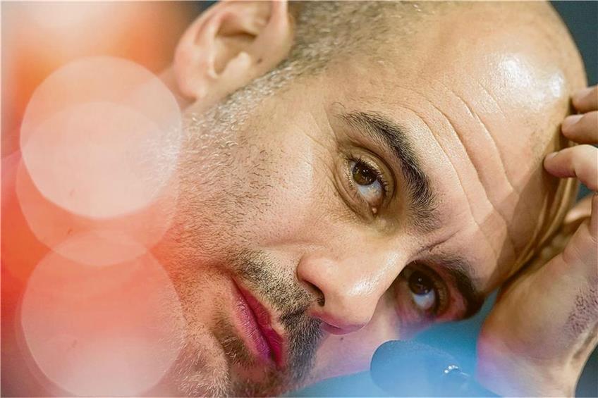 Gelingt ihm der triumphale Abschied - oder wird Pep Guardiola als der große Unvollendete in die Analen des FC Bayern eingehen? Foto: dpa
