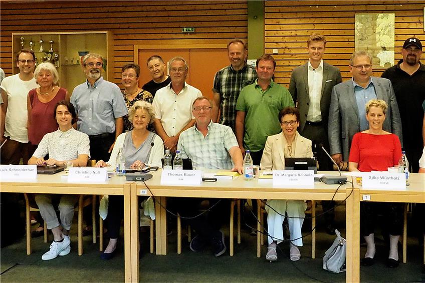 Gruppenfoto Gemeinderat Horb 16.7.2019.Bild: Karl-Heinz Kuball