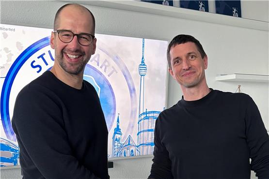 Jürgen Schweikhardt (links) und Jens Bürkle. Bild: TVB Stuttgart