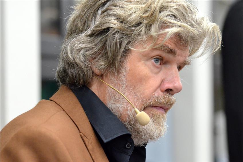 Kann erzählen: Reinhold Messner.