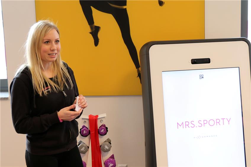 Mit gerade einmal 26 Jahren leitet Nicole Jüttner ihr eigenes„Mrs. Sporty“-Fitnessstudio.