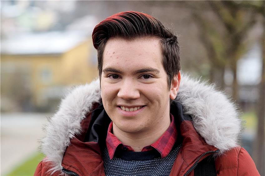 Niko Kulisch ist 19 Jahre alt und wohnt bei Sindelfingen. Er hasst es, unpünktlich oder schlecht vorbereitet zu sein. Bild: Karl-Heinz Kuball