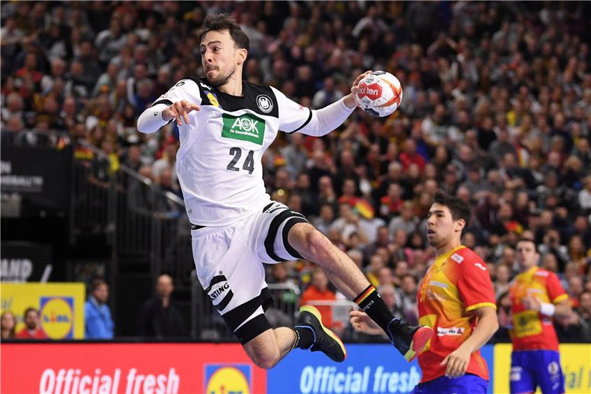 Patrick Groetzki ist für die Handball-Nationalmannschaft unverzichtbar. Mit seinem Team knackte er den diesjährigen TV-Quotenrekord. Foto: picture alliance/dpa