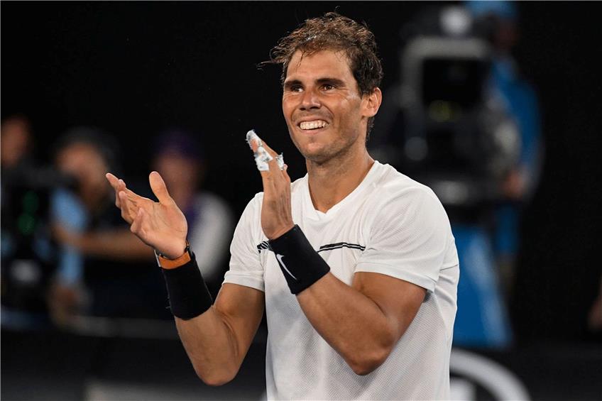 Punktete mit großer Ausdauer: Rafael Nadal. Foto: afp