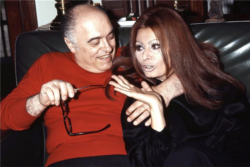 Sophia Loren und Ehemann Carlo Ponti (undatiert). Foto: picture-alliance/dpa