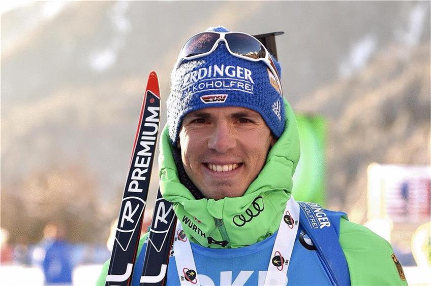 Top-Biathet von der Ski-Zunft Uhingen: Simon Schempp ist viel unterwegs im Weltcup-Zirkus, aber sehr heimatverbunden. Foto: getty